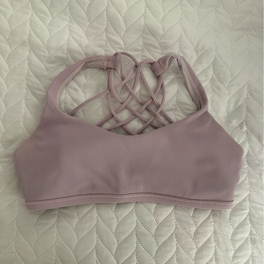 Lululemon Athletica Lavender Strappy Sports Bra